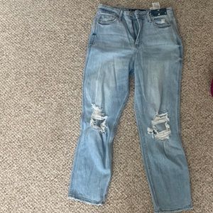hollister mom jeans, never been worn